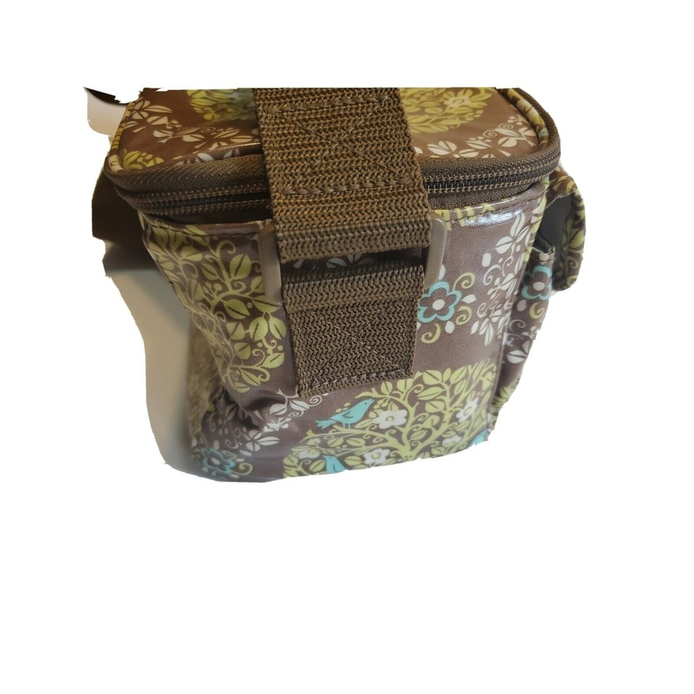 Brown and Green Patterned Crossbody Bag - Unbranded - Picture 7 of 12